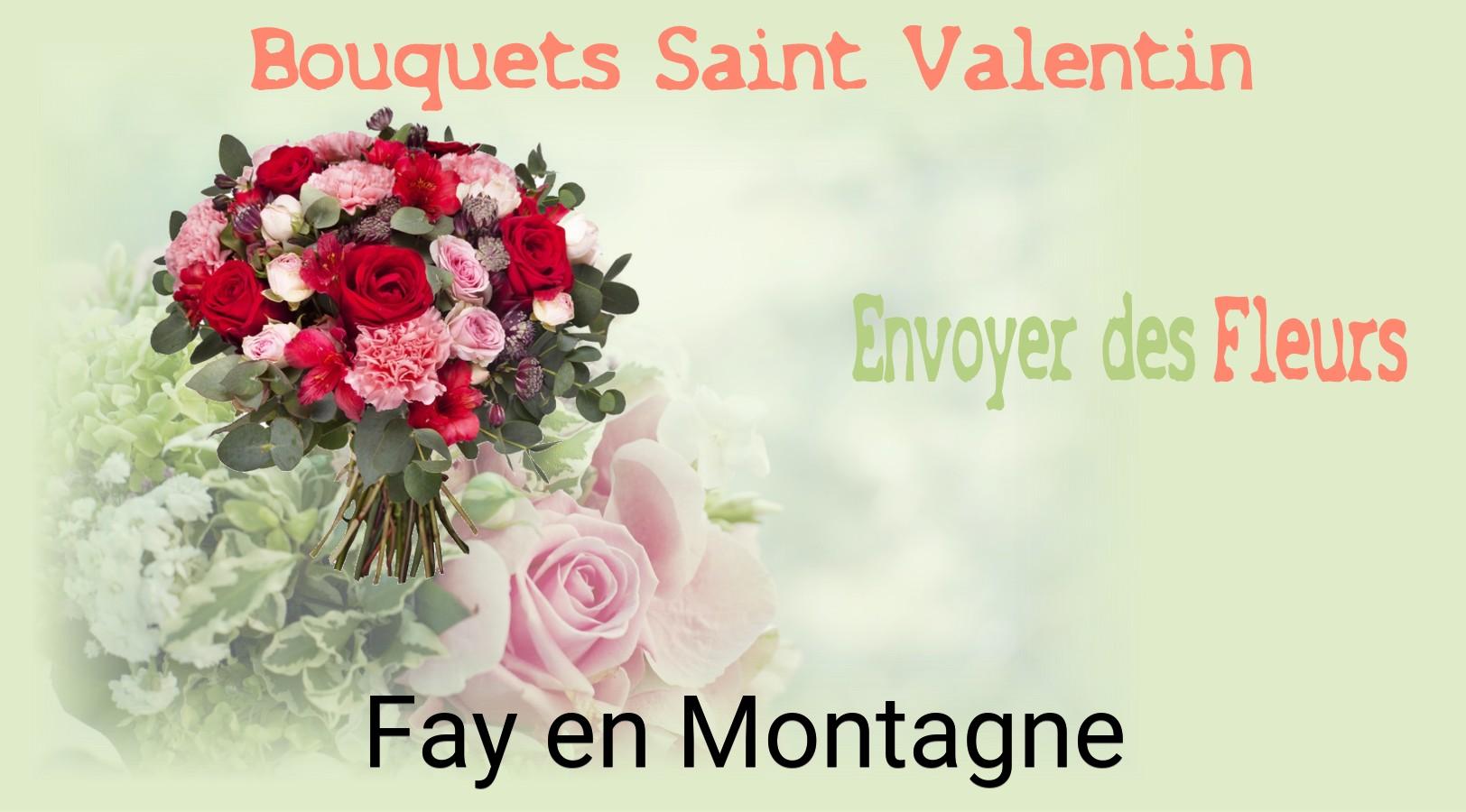 Roses de Saint-Valentin livrées à Fay-en-Montagne